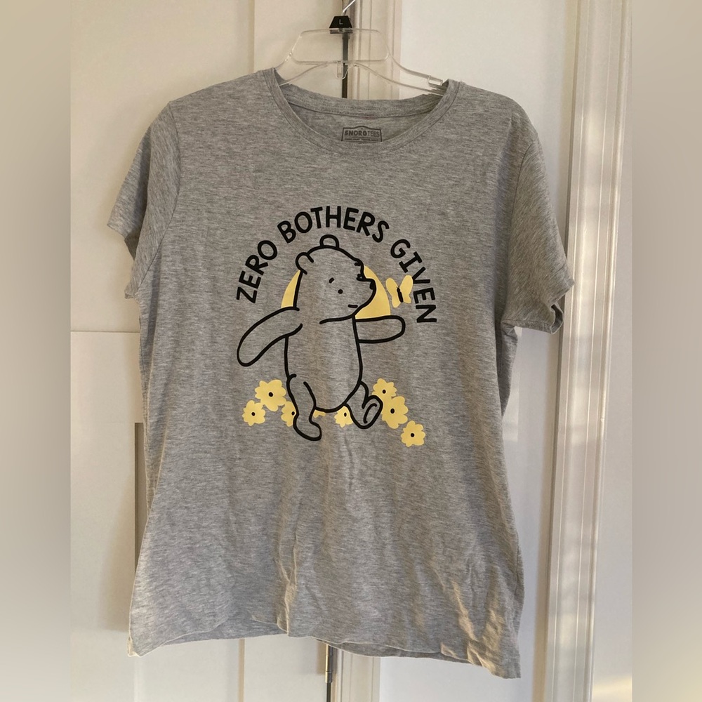Soft gray Winnie the Pooh tee